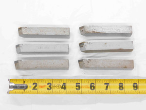 6pcs. NEW D10-883 5/8 SQUARE CARBIDE BRAZED TOOL BIT 4" OAL MADE IN USA .625 4.0 - DCT-DM3140