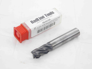 NEW REDLINE 1/2 O.D. 1" LOC AlCrNX CARBIDE END MILL 1/2 SHANK 4 FL REX4105 .5 - DM3156CG5