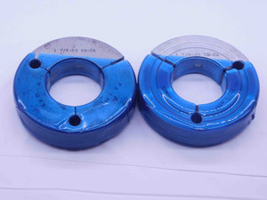1 7/8 20 UN 2A THREAD RING GAGES 1.875 1.8750 GO NO GO P.D.'S = 1.8410 & 1.8362 - DW37671CQ5