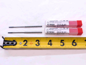 2pcs NEW ACCUPRO 3/32 O.D. AlTiN CARBIDE END MILL 1/8 SHANK 3 FL 62786504 .09375 - NS2301.CG5