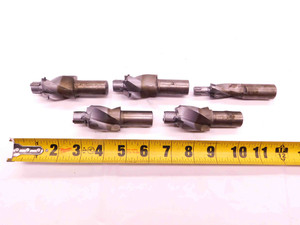 5pc LOT OF CUSTOM ? CARBIDE TIPPED PORT CONTOUR CUTTERS 3/4 SHANKS VARIOUS SIZES - BR10824LVR