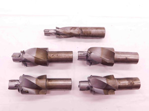 5pc LOT OF CUSTOM ? CARBIDE TIPPED PORT CONTOUR CUTTERS 3/4 SHANKS VARIOUS SIZES - BR10824LVR