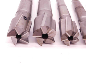 8pc LOT OF HSS MORSE TAPER INTERCHANGEABLE PILOT COUNTERBORES MT2 MT3 MT4 - BR10829LVR