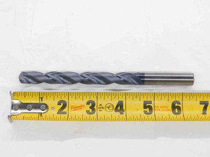 SGS 12mm TiCN CARBIDE COOLANT THRU TWIST DRILL BIT 63665 110mm LOC 6 3/8 OAL - DCT-DM3186