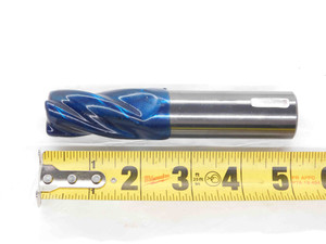 NEW ACCURATE 1" O.D. 2" LOC CARBIDE END MILL 1" SHANK 4 FLUTE 1.0 2.23 DEG P/S - DM3204CG4
