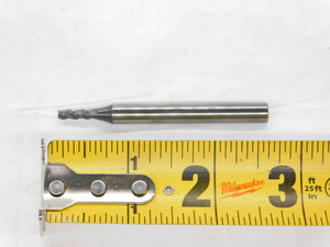 NEW SGS 3/64 O.D. 3/32 LOC TiCN CARBIDE END MILL 1/8 SHANK 4 FLUTE 39603 .046875 - DM3206CG4