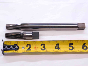2pcs YANKEE 1/4 O.D. HSS PIPE REAMER SPIRAL 6 FLUTE .25 .2500 ONSIZE TAPER USA - NS2481LVR