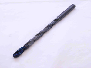 OSG 8.1mm CARBIDE COOLANT THRU TWIST DRILL BIT 9mm SHANK 4 1/4 LOC 6 1/2 OAL - NS2496LVR