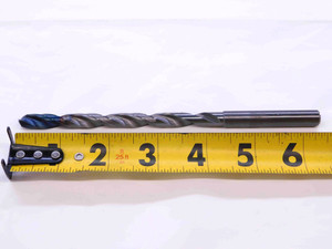 OSG 8.1mm CARBIDE COOLANT THRU TWIST DRILL BIT 9mm SHANK 4 1/4 LOC 6 1/2 OAL - NS2496LVR