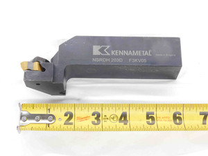 KENNAMETAL NSRDH 203D LATHE TURNING TOOL HOLDER 1 1/4 SHANK NG3 INSERTS F3KV05 - DM3288BU5