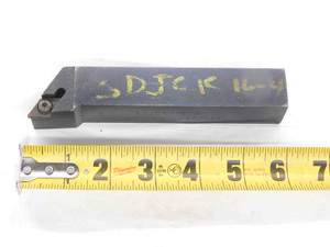 CARBOLOY SDJCR-16-4 LATHE TURNING TOOL HOLDER 1" SHANK DC..43 INSERTS 413 6" OAL - DM3310BU5