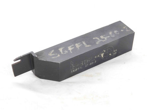 ISCAR SGFFL 25-60-2 LATHE TURNING TOOL HOLDER 1" SHANK GFF 2N INSERTS 5 1/8 OAL - DM3322BU5