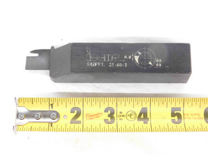ISCAR SGFFL 25-60-2 LATHE TURNING TOOL HOLDER 1" SHANK GFF 2N INSERTS 5 1/8 OAL - DM3322BU5