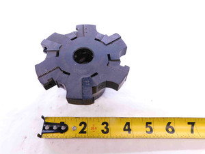 SANDVIK 4" OD X 5/8 W STAGGERED TOOTH INDEXABLE SLOT CUTTER R331.32-101R25KM 6 T - NS2657AX4