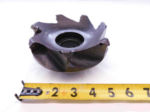 5" O.D. FACE MILL 1 1/2 PILOT 5/8 KEY HOLDS 7 INSERTS 5.0 MADE IN USA INDEXABLE - NS2661AX4