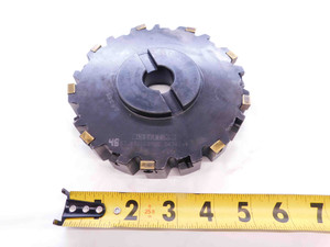 INGERSOLL 5" OD X 1/2 WIDTH INDEXABLE SLOTTING CUTTER 57J6S0603R02 18 TEETH - NS2663AX4
