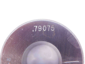 .79075 MASTER PLAIN BORE RING GAGE .7813 +.0094 OVERSIZE 25/32 20 mm INSPECTION - NS2705CW5