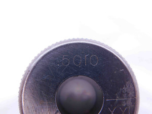 .5010 CL XX MASTER PLAIN BORE RING GAGE .5000 +.0010 OVERSIZE 1/2 12.725 mm .501 - NS2716CW5