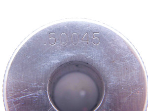 .50045 MASTER PLAIN BORE RING GAGE .5000 +.0004 OVERSIZE 1/2 12.711 mm CHECK - NS2717CW5