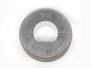 .7915 MASTER PLAIN BORE RING GAGE .7813 +.0102 OVERSIZE 25/32 20 mm SETTING USA - DM3401CW5