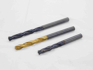 3PCS 5/16 O.D. CARBIDE COOLANT THRU TWIST DRILL BIT .3125 ASSORTED BRANDS - DM3487BF4