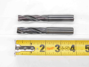 2PCS KENNAMETAL 7/16 OD TiAlN CARBIDE COOLANT DRILL BIT B707A1111FBG 12mm .4375 - DM3501BF4