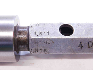 1.5110 & 1.5160 PROGRESSIVE PIN PLUG GAGE GO NO GO 1.5156 +.0004 1 33/64 38.379 - NS2873CG4