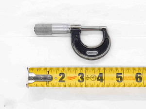 STARRETT NO.436-25mm MECHANICAL OUTSIDE MICROMETER 0.0mm - 25.0mm MIC INSPECTION - DM3548CT4