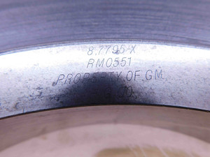 8.7795 CL X MASTER PLAIN BORE RING GAGE 8.7813 -.0018 UNDERSIZE 8 25/32 223 mm