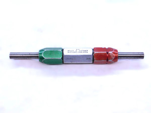 .3100 & .3190 PIN PLUG GAGE GO NO GO .3125 -.0025 UNDERSIZE 5/16 8 mm .310 .319 - NS3022CG4