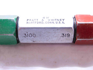 .3100 & .3190 PIN PLUG GAGE GO NO GO .3125 -.0025 UNDERSIZE 5/16 8 mm .310 .319 - NS3022CG4