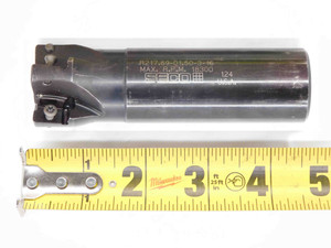 SECO 1 1/2 DIA SQUARE SHOULDER INDEXABLE END MILL R217.69-01.50-3-16 1 1/4 SHANK - DM3590BU5