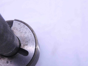 2" 8 NS THREAD PLUG GAGE 2.0 2.00 2.000 2.0000 GO ONLY P.D. = 1.9188 2B OR 3B - DW37747CG4