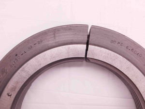 6 3/4 4 NA 2G ACME THREAD RING GAGES 6.75 4 GO NO GO P.D.'S = 6.6040 & 6.5740 - BR10864CG4