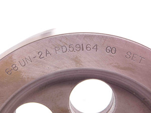 6" 8 UN 2A SPECIAL SET THREAD PLUG GAGE 6.0 GO NO GO P.D.'S = 5.9164 & 5.9093 - BR10866CG4