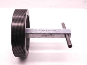 6 1/4 12 NS THREAD PLUG GAGE 6.25 6.250 6.2500 GO ONLY P.D. = 6.1959 - BR10901CG4