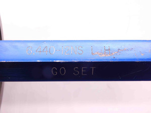 6.44 12 NS LEFT HAND SET THREAD PLUG GAGE 6.440 GO ONLY P.D. = 6.3859 L.H. - BR10902CG4