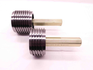 4 1/8 3 ACME 2G SET THREAD PLUG GAGE 4.125 3.0 GO NO GO P.D.'S = 3.9423 & 3.9123 - BR10954DG5