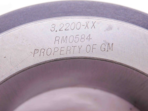 3.2200 CL XX MASTER PLAIN BORE RING GAGE 3.2188 +.0012 3 7/32 81.788 mm 3.220 - NS3225CZ5