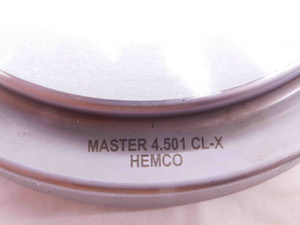 4.5010 CL X MASTER PLAIN BORE RING GAGE 4.5000 +.0010 4 1/2 114.325 mm 4.501