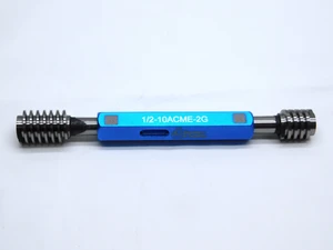 NEW 1/2 10 ACME 2G THREAD PLUG GAGE .5 .50 .500 GO NO GO P.D.'S = .4500 & .4637 - DW37834MSAF