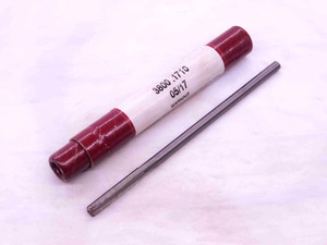 LEXINGTON 0.171 OD HSS REAMER SHANK 4 FL .171 .1710 11/64 .1563 +.0147 OVERSIZE - NS3317LVR