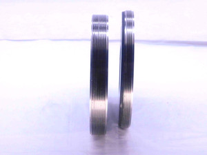 5" 16 UN 2B THREAD PLUG GAGE 5.0 5.00 5.000 GO NO GO P.D.'S = 4.9594 & 4.9673 - DW38004SLW