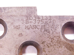 MANCHESTER 303-311 3B-375-20 BOTTOM SUPPORT CLAMP FOR INDEXABLE TOOL HOLDER - NS3360AZ3