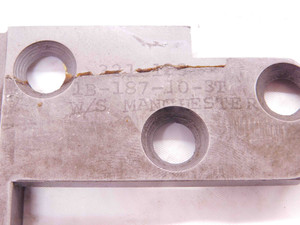 MANCHESTER 321-123, 1B-187-10-3T BOTTOM SUPPORT CLAMP FOR INDEXABLE TOOL HOLDER - NS3365AZ3