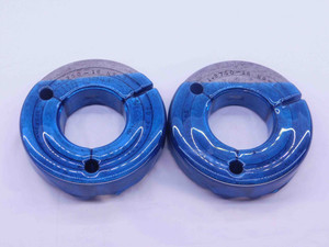1 7/8 16 NS 3 THREAD RING GAGES 1.875 1.8750 GO NO GO P.D.'S = 1.8334 & 1.8283 - DW38029CF5