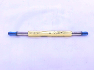M1.6 X .35 5H METRIC THREAD PLUG GAGE 1.6 0.35 GO NO GO P.D.'S = 1.373 & 1.440 - DW38073SLW