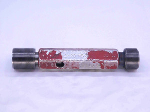 BUDGET 1" 20 NS 3 THREAD PLUG GAGE 1.0 1.00 GO NO GO P.D.'S = .9675 & .9709 - BL3522PW