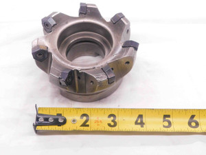 4" O.D. COOLANT THRU FACE MILL 1 1/2 PILOT 5/8 KEY HOLDS 7 INSERTS 4.0 INDEXABLE - NS3400BL5