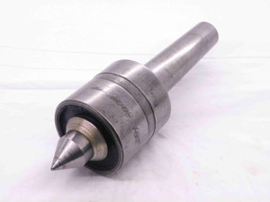 J & S TOOL CO. NO. 34 FULL LIVE LATHE CENTER MORSE TAPER #4 SHANK MT4 USA MADE - NS3500LVR